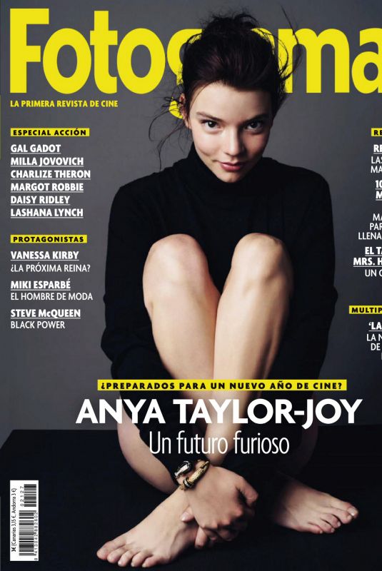 ANYA TAYLOR-JOY in Fotogramas Magazine, January 2021