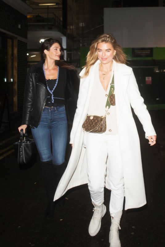 ARABELLA CHI Leaves Number 21 Soho Square in London 12/11/2020