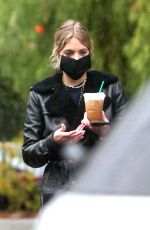 ASHLEY BENSON Out for Coffee in Los Feliz 12/28/2020