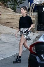 ASHLEY BENSON Returns to Her Home in Los Feliz 12/03/2020