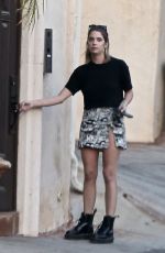 ASHLEY BENSON Returns to Her Home in Los Feliz 12/03/2020