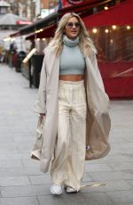ASHLEY ROBERTS Arrives at Global Radio in London 12/10/2020