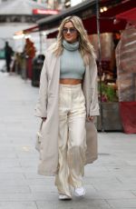 ASHLEY ROBERTS Arrives at Global Radio in London 12/10/2020