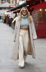 ASHLEY ROBERTS Arrives at Global Radio in London 12/10/2020