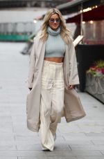 ASHLEY ROBERTS Arrives at Global Radio in London 12/10/2020