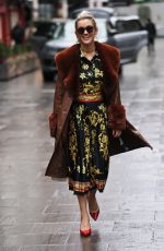 ASHLEY ROBERTS Arrives at Heart Radio in London 12/18/2020