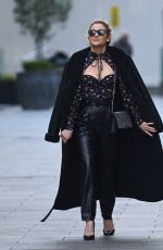 ASHLEY ROBERTS Leaves Global Radio in London 12/16/2020