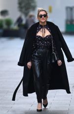ASHLEY ROBERTS Leaves Global Radio in London 12/16/2020