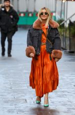 ASHLEY ROBERTS Leaves Global Radio Studios in London 12/14/2020