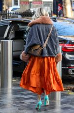 ASHLEY ROBERTS Leaves Global Radio Studios in London 12/14/2020