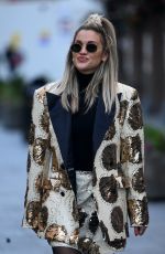 ASHLEY ROBERTS Leaves Heart FM Studios in London 12/17/2020