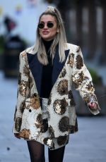 ASHLEY ROBERTS Leaves Heart FM Studios in London 12/17/2020