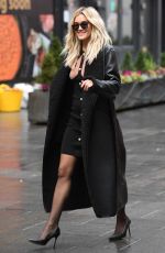 ASHLEY ROBERTS Leaves Heart Radio Breakfast Show in London 12/11/2020