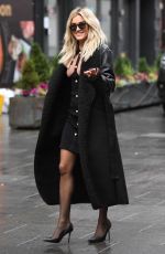 ASHLEY ROBERTS Leaves Heart Radio Breakfast Show in London 12/11/2020