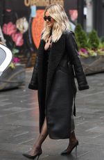 ASHLEY ROBERTS Leaves Heart Radio Breakfast Show in London 12/11/2020