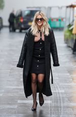 ASHLEY ROBERTS Leaves Heart Radio Breakfast Show in London 12/11/2020