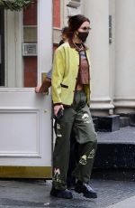 BELLA HADID Arrives at a Photoshoot in New York 12/08/2020