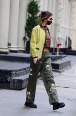 BELLA HADID Arrives at a Photoshoot in New York 12/08/2020