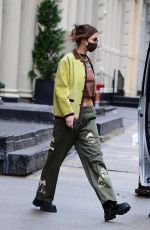 BELLA HADID Arrives at a Photoshoot in New York 12/08/2020