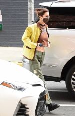 BELLA HADID Arrives at a Photoshoot in New York 12/08/2020