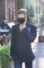 BELLA HADID Heading to Bar Pitti in New York 12/13/2020