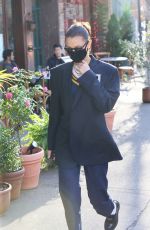 BELLA HADID Heading to Bar Pitti in New York 12/13/2020