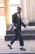 BELLA HADID Heading to Bar Pitti in New York 12/13/2020