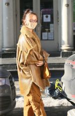 BELLA HADID Leaves Her Apartment in New York 12/21/2020