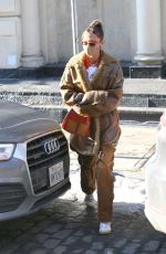 BELLA HADID Leaves Her Apartment in New York 12/21/2020