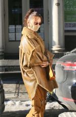 BELLA HADID Leaves Her Apartment in New York 12/21/2020