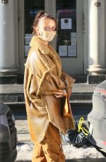BELLA HADID Leaves Her Apartment in New York 12/21/2020