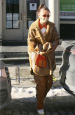 BELLA HADID Leaves Her Apartment in New York 12/21/2020