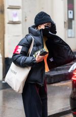 BELLA HADID Out and About in New York 12/05/2020