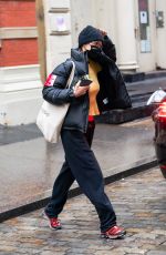 BELLA HADID Out and About in New York 12/05/2020