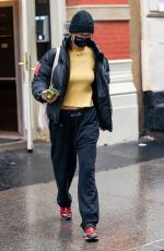 BELLA HADID Out and About in New York 12/05/2020