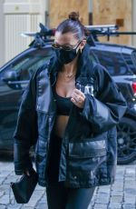 BELLA HADID Out and About in New York 12/10/2020