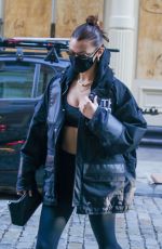 BELLA HADID Out and About in New York 12/10/2020