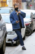 BELLA HADID Out and About in New York 12/13/2020