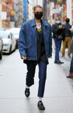 BELLA HADID Out and About in New York 12/13/2020