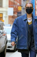 BELLA HADID Out and About in New York 12/13/2020
