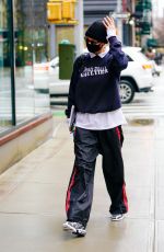 BELLA HADID Out and About in New York 12/15/2020