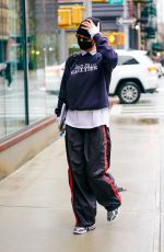 BELLA HADID Out and About in New York 12/15/2020