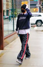 BELLA HADID Out and About in New York 12/15/2020