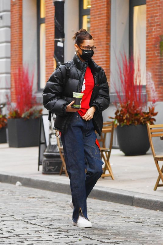 BELLA HADID Out Shopping in New York 12/02/2020