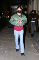 BELLA HAID Out and About in New York 12/22/2020