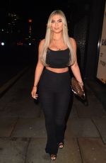 BELLE HASAN Arrives at Ours Restaraunt in London 12/15/2020