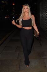 BELLE HASAN Arrives at Ours Restaraunt in London 12/15/2020