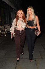 BELLE HASAN Arrives at Ours Restaraunt in London 12/15/2020