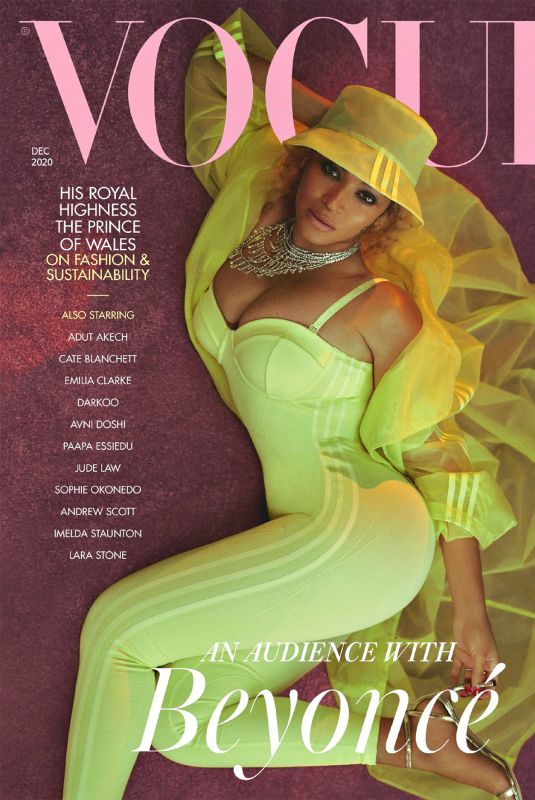 BEYONCE in Vogue Magazine, UK December 2020