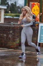 BIANCA GASCOIGNE in Tights Heading to Morrisons in Kent 12/21/2020